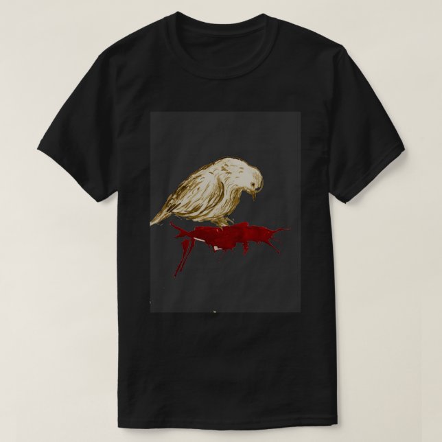 Camiseta sangre de pichón (Diseño del anverso)