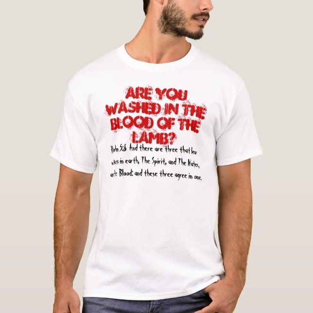 Camiseta Sangre del cordero (Anverso)