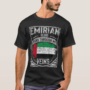 Camiseta Sangre emiratí corre por mis venas