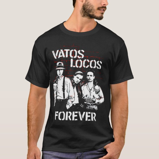 Camiseta Sangre En Vatos Locos De Salida De Sangre Para Sie (Anverso)