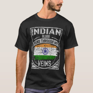 Camiseta sangre india corre por mis venas