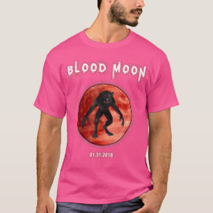 Camiseta Sangre Luna Werewolf Shirt Lunar Eclipse Shirt Ast