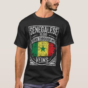 Camiseta Sangre Senegalesa Corre Por Mis venas