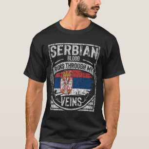 Camiseta Sangre serbia corre por mis venas