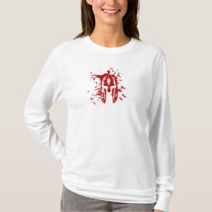 Camiseta Sangre Spartan Casco Estadounidense Spartan Molon