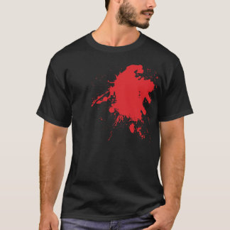 Camiseta Sangre Splat del corazón