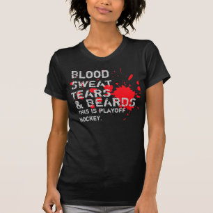Camiseta Sangre, sudor, rasgones y barbas