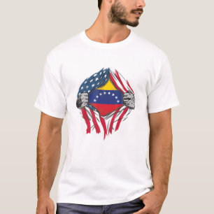 Camiseta Sangre venezolana dentro de mí Bandera de Venezue