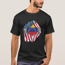 Camiseta Sangre venezolana dentro de mí Bandera de Venezuel