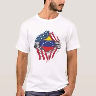 Camiseta Sangre venezolana dentro de mí Bandera de Venezuel