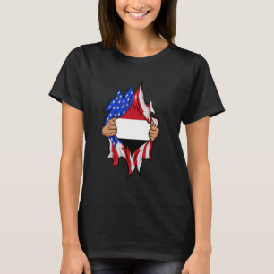 Camiseta Sangre yemení dentro de mí Orgullosa bandera yemen