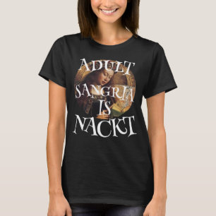 Camiseta SANGría ADULTA ES VINO TINTO BLANCO ESPAÑA