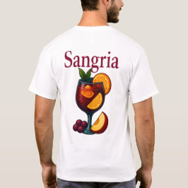 Camiseta Sangria T-Shirt – Fruity Wine Cocktail