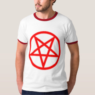 Camiseta sangrienta del campanero del Pentagram