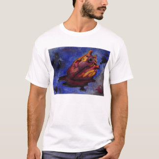 Camiseta sangrienta del corazón