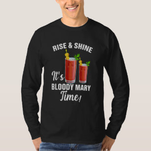 Camiseta Sangrienta Mary Time Cute Cocktail Chicas Mujeres 