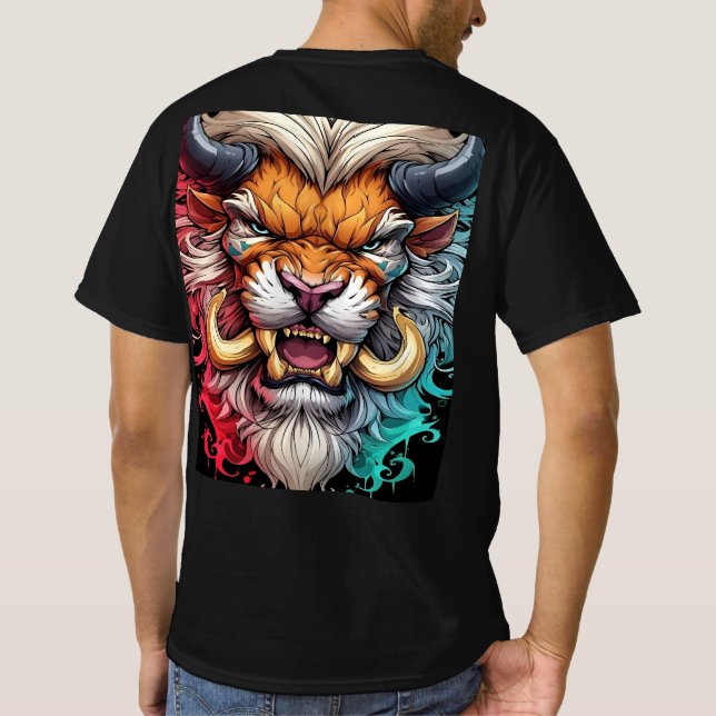 CAMISETA SANGRIENTO TIGRE DEL MUNDO OSCURO (Reverso)