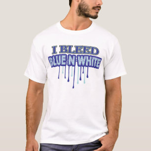 Camiseta Sangro blanco azul de N