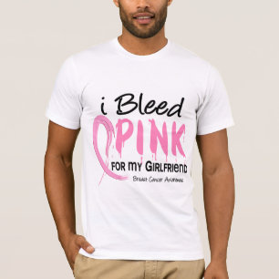 Camiseta Sangro el rosa para mi cáncer de pecho de la novi