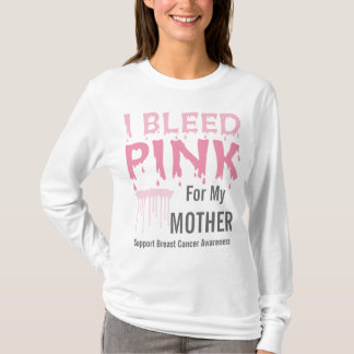 Camiseta Sangro el rosa para mi conciencia del cáncer de