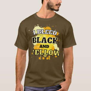 Camiseta Sangro pittsburgh negro y amarillo fútbol1