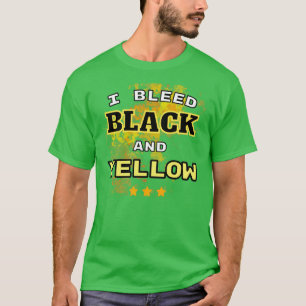 Camiseta Sangro pittsburgh negro y amarillo fútbol2