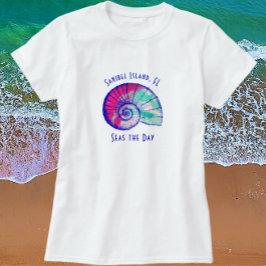 Camiseta Sanibel Island Florida Bonito Seashell