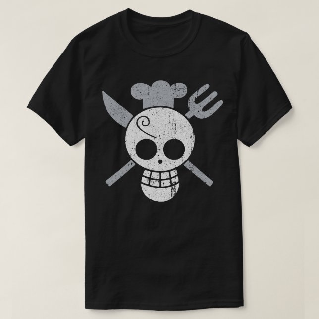 Camiseta Sanji Jolly Roger (Diseño del anverso)