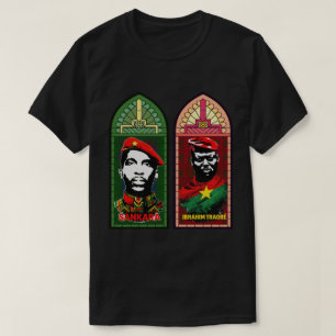 Camiseta Sankara, Ibrahim Traore Vidriera Panafricana