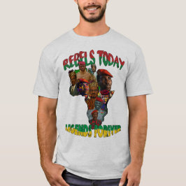 Camiseta Sankara, Traoré & Lumumba Pan African map T-Shirt