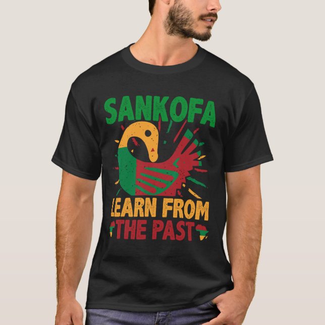 Camiseta Sankofa Symbol And Adinkra Ghana For Black History (Anverso)