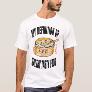 Camiseta Sano Yummy Xiaolongbao Hombres Blanco