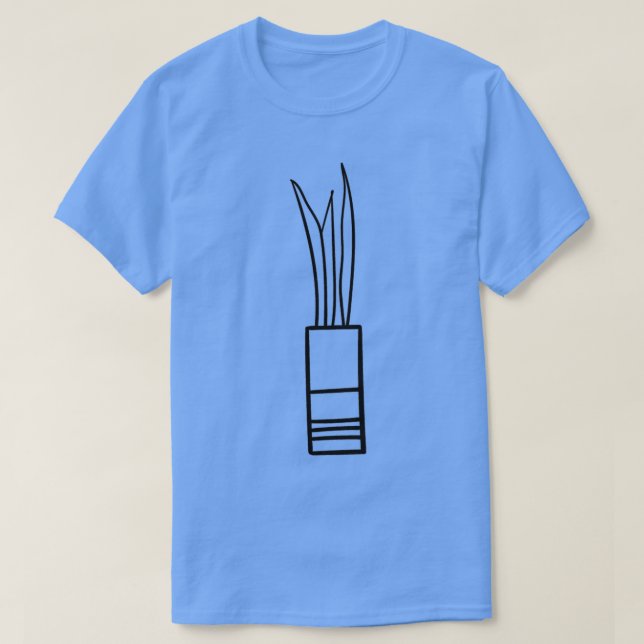 Camiseta Sansevieria Motherinlawx27s Tongue House Planta Bl (Diseño del anverso)