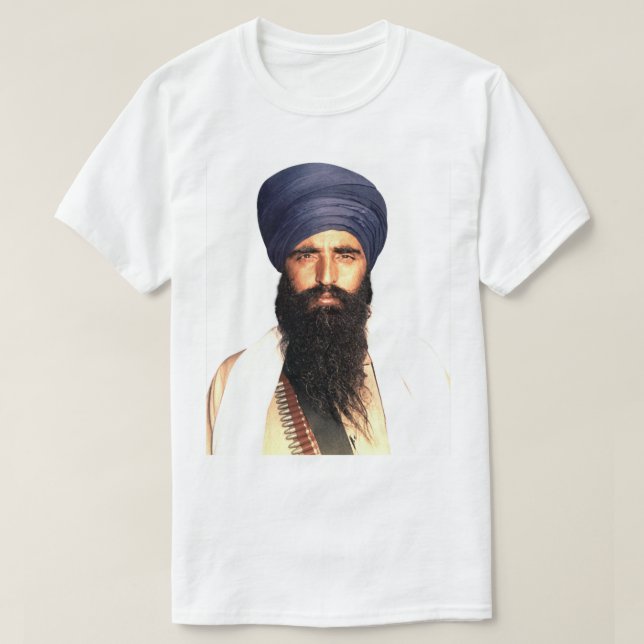 Camiseta Sant Baba Jarnail Singh Bhindranwale Clas (Diseño del anverso)