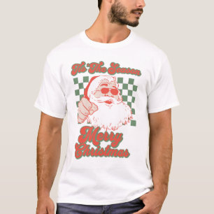 Camiseta Sant Claus Merry Christmas