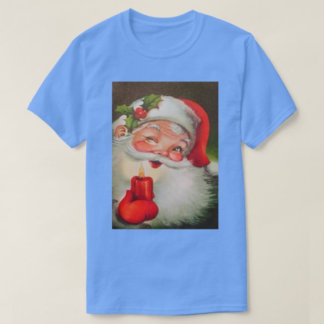 Camiseta Sant Claus Winking (Diseño del anverso)