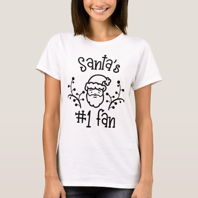 Camiseta Santa #1 fan (Anverso)