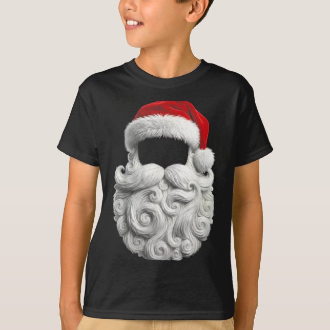 Camiseta Santa 67 6 7 Six Seven Beard Cool Realistic  (Anverso)
