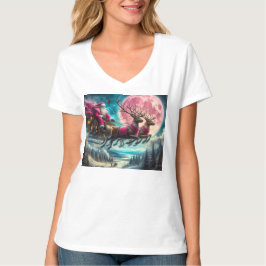 Camiseta ¡Santa acabó en Pink!