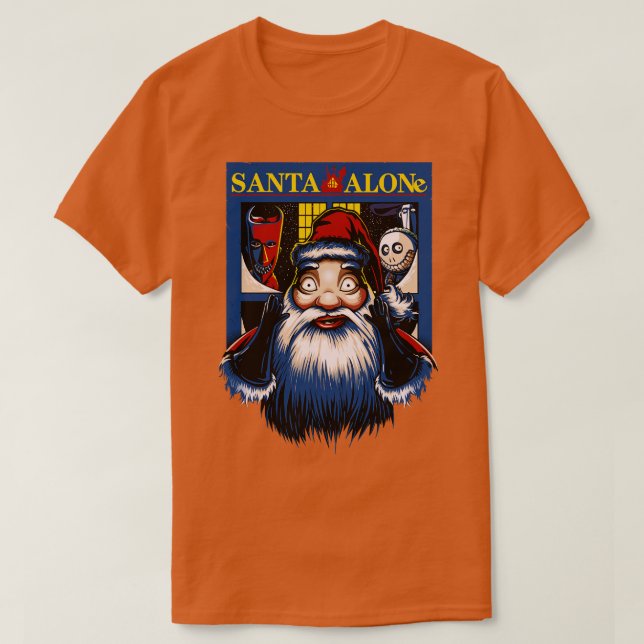 Camiseta Santa Alone (Diseño del anverso)