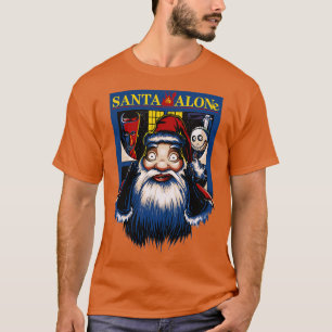 Camiseta Santa Alone