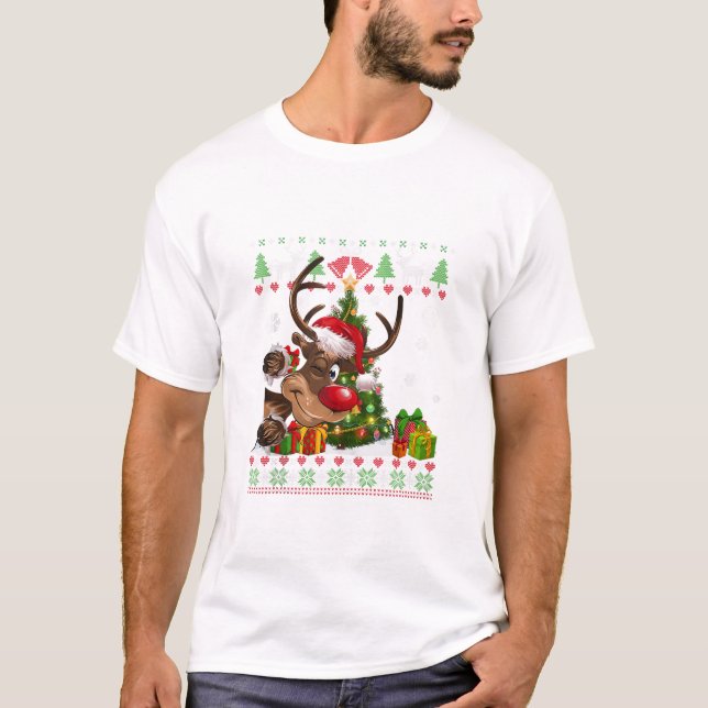 Camiseta Santa Amante de Perros Reno (Anverso)