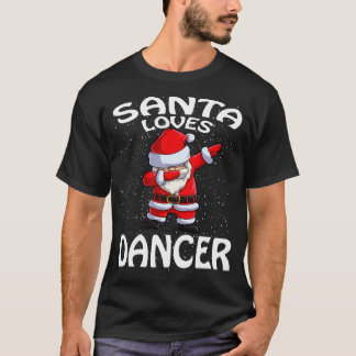 Camiseta Santa Amas a los Navidades de baile