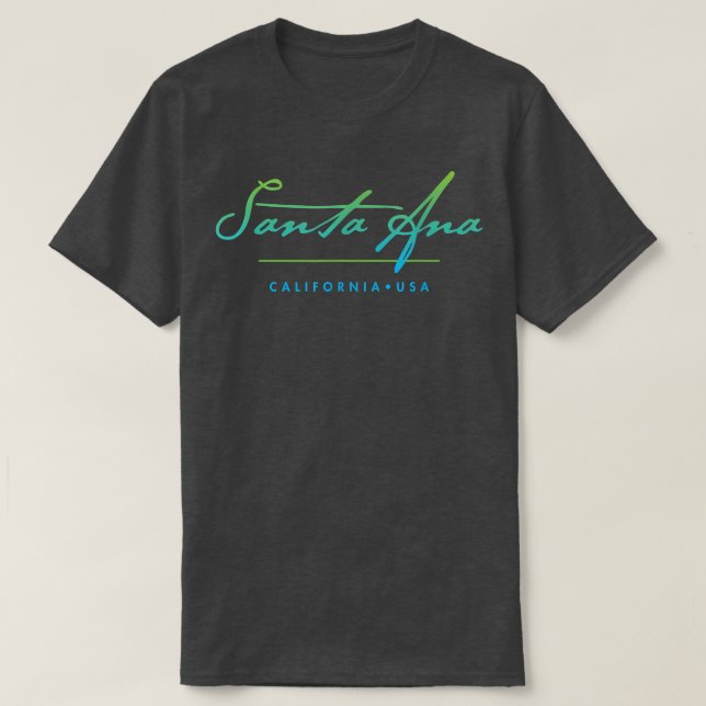 Camiseta Santa Ana California  (Diseño del anverso)