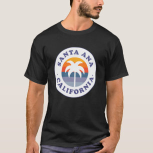 Camiseta Santa Ana California CA Playa del árbol de palma d