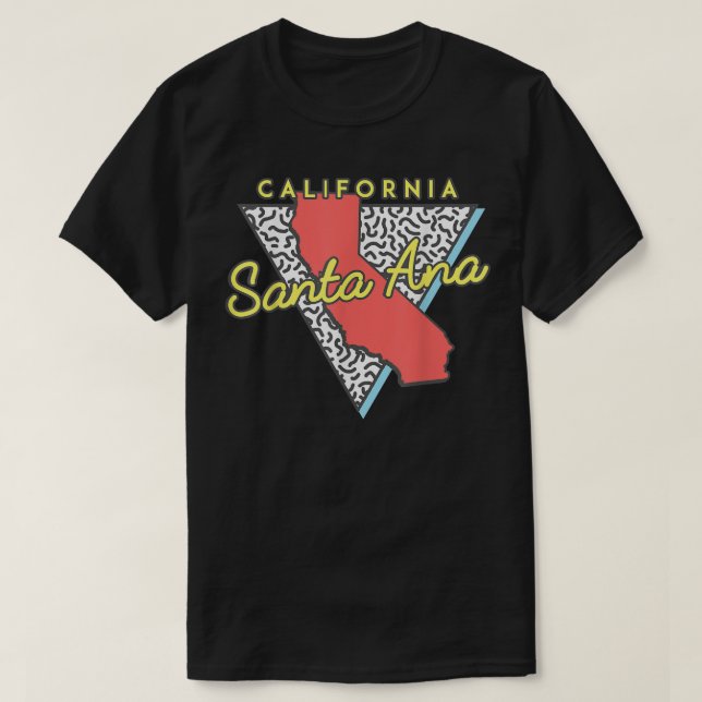 Camiseta Santa Ana California T Retro CA Souvenirs  (Diseño del anverso)