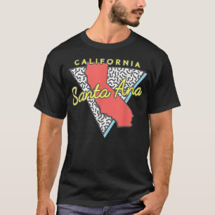 Camiseta Santa Ana California T Retro CA Souvenirs