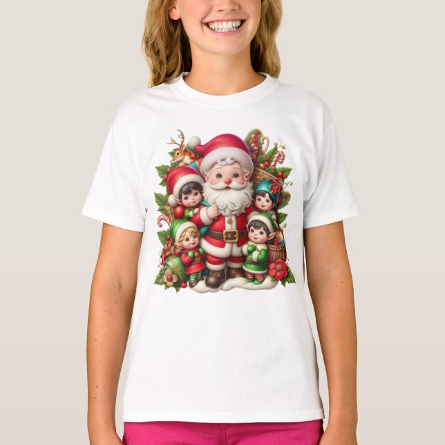 Camiseta Santa and children  (Anverso)