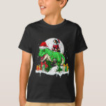 Camiseta Santa Appenzeller Sennenhund Riding T-rex Christma<br><div class="desc">Propietario de los Navidades de Santa Appenzeller Sennenhund Riding T-rex</div>