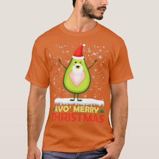 Camiseta Santa Avocado Avo Merry Christmas Vegan Pajama Avo